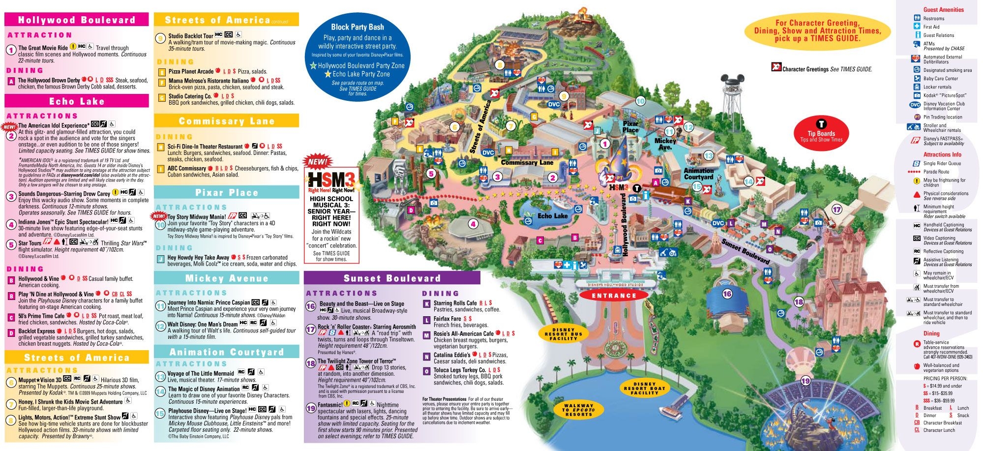 Disney Hollywood Studios Printable Map Educational Printable Activities