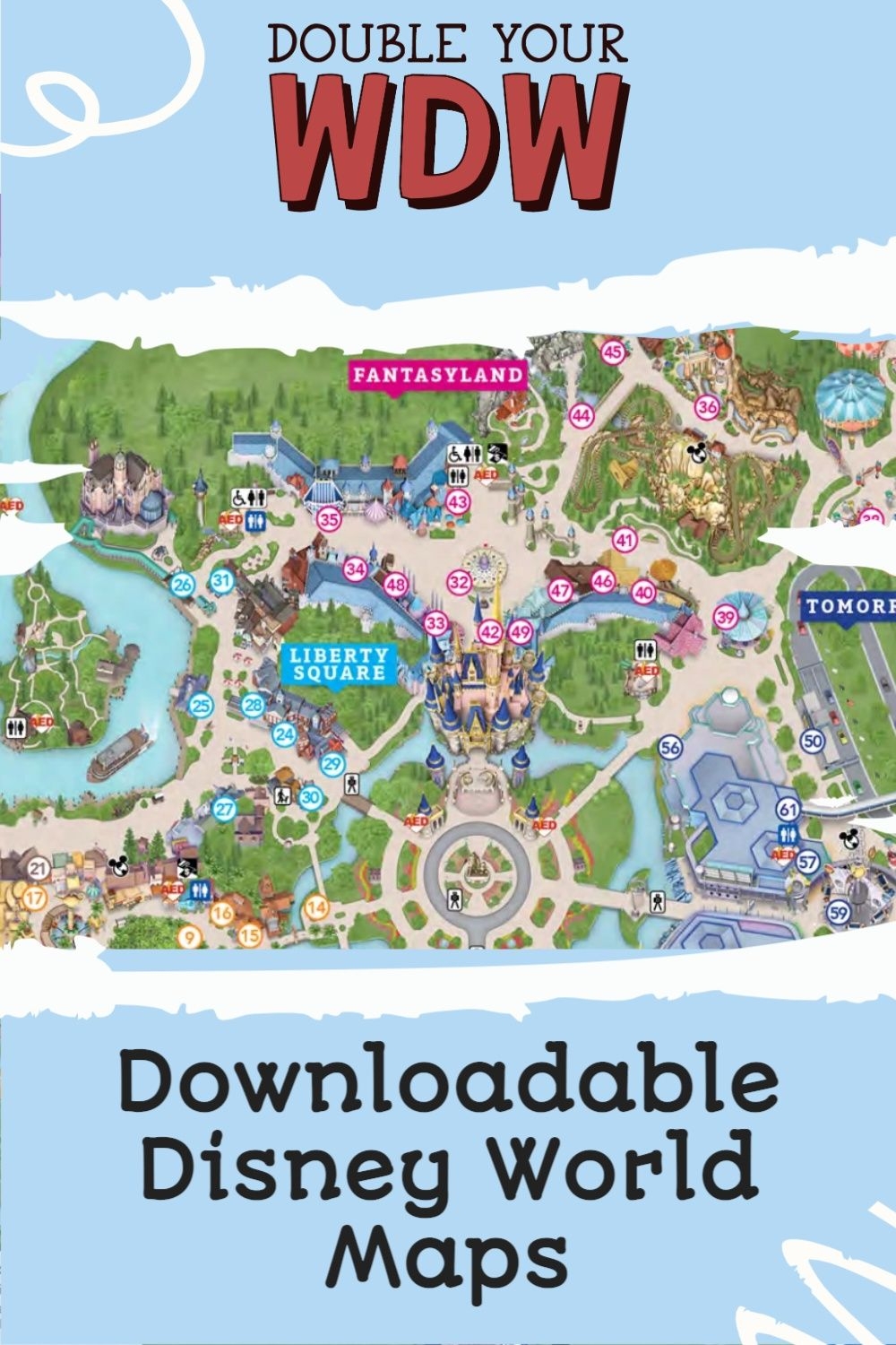 Disney World Map Printable