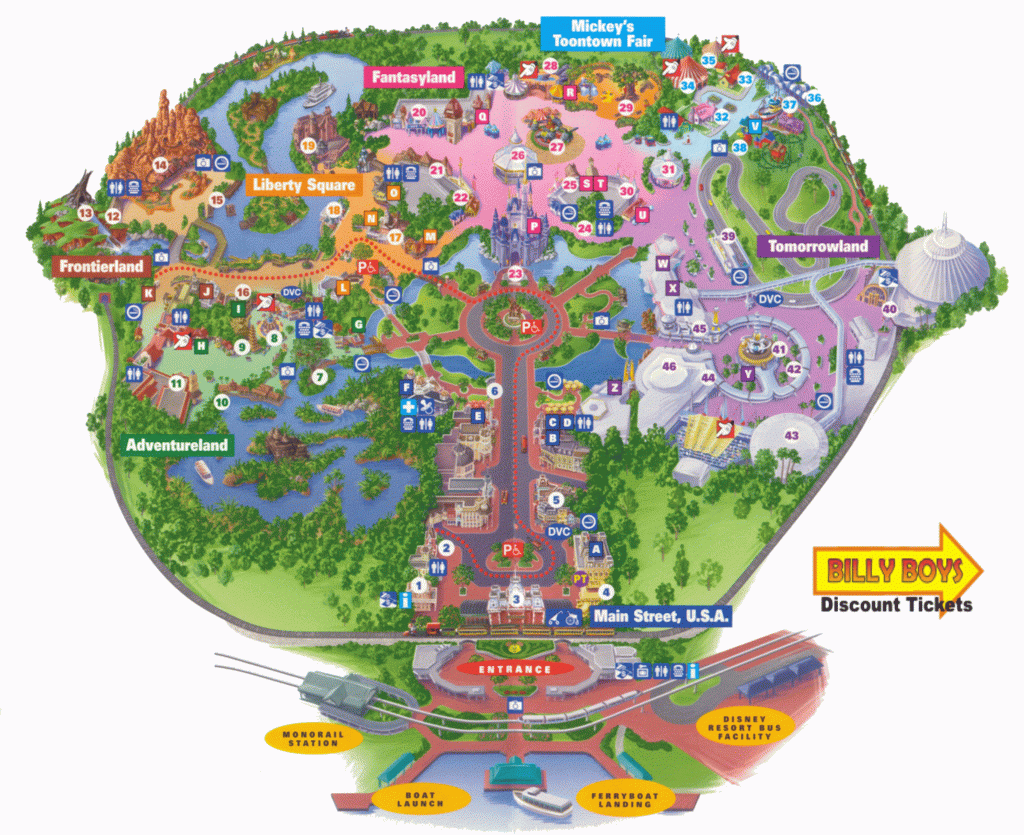 Disney World Maps Of Parks Printable