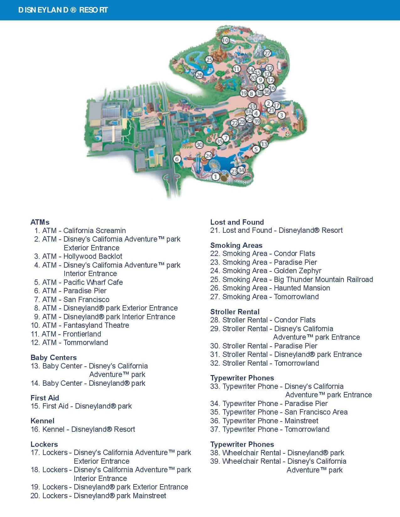 Disneyland Map 2025 Printable