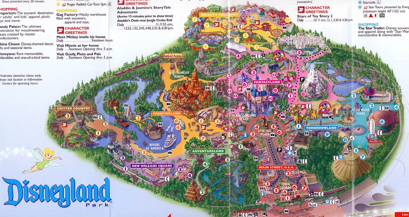 Disneyland Map Printable 2025