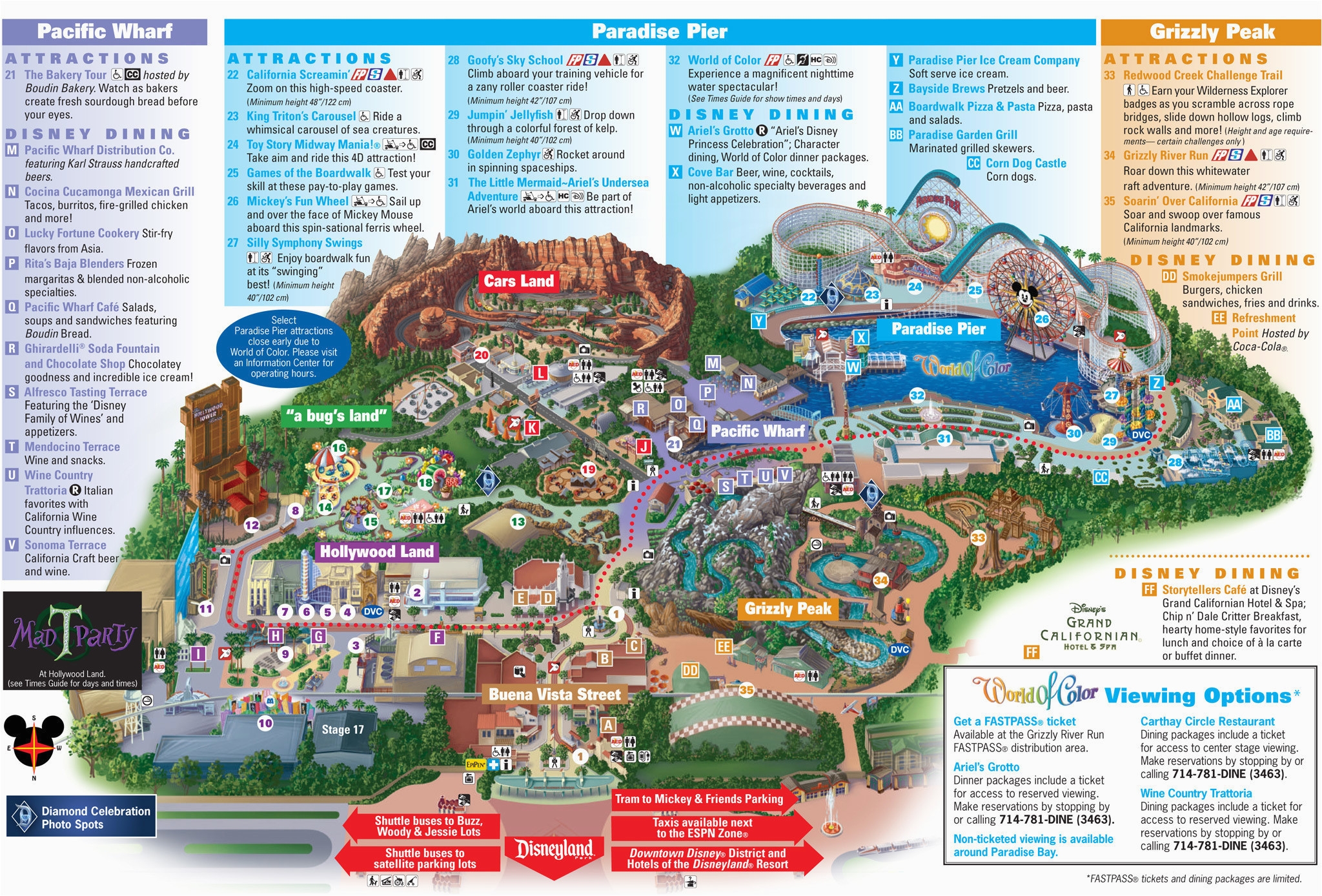 Disneyland Map Printable 2025