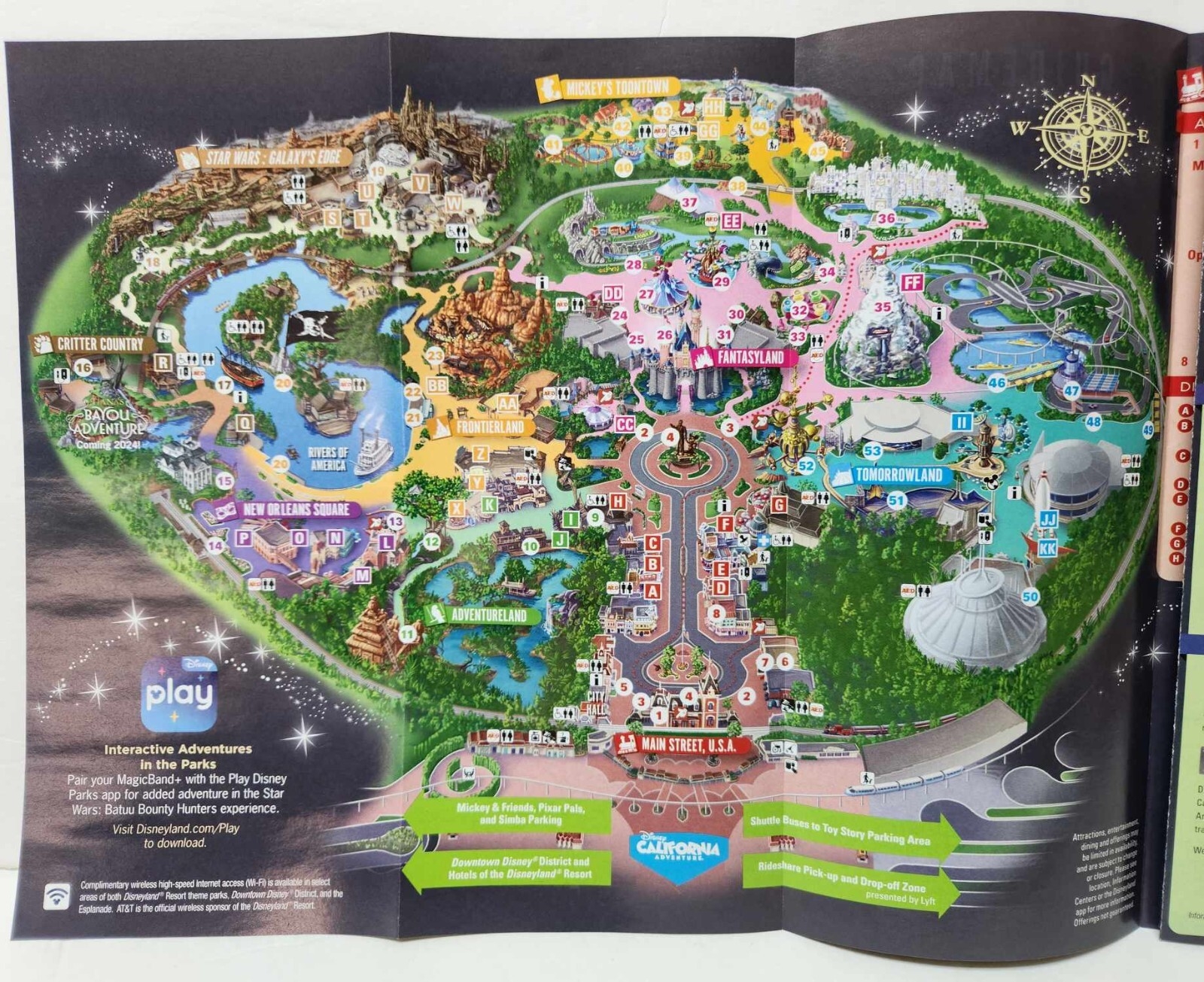Disneyland Park Map 2024 Printable