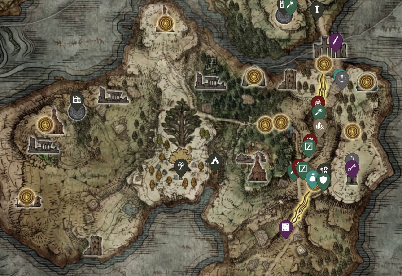 Elden Ring Map Shadow Of The Erdtree IGN