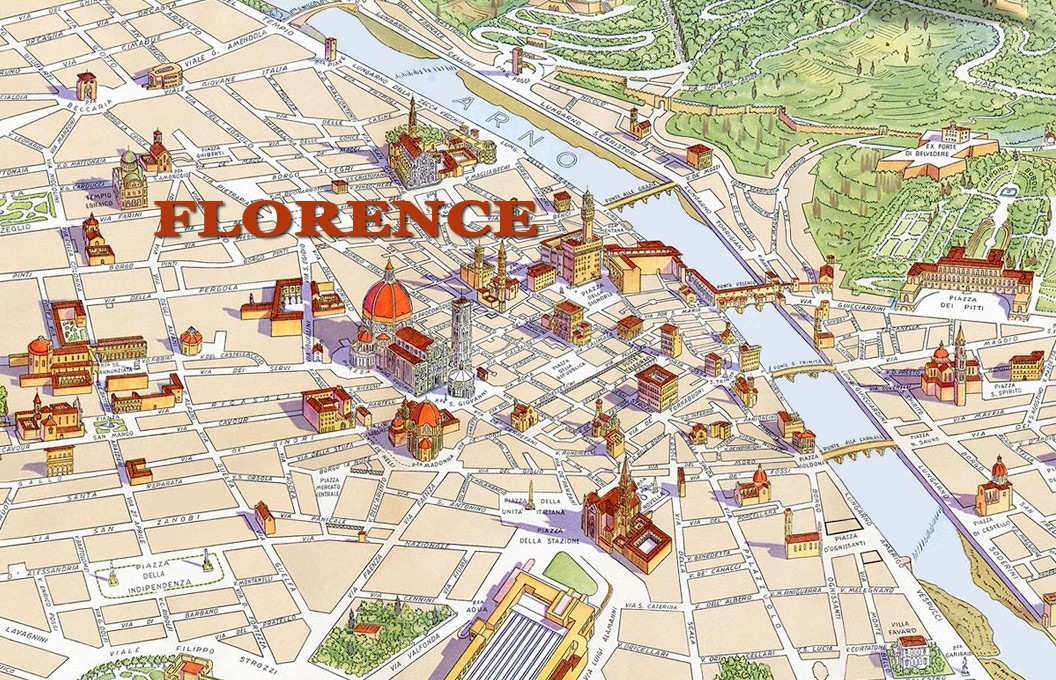Florence City Map Printable