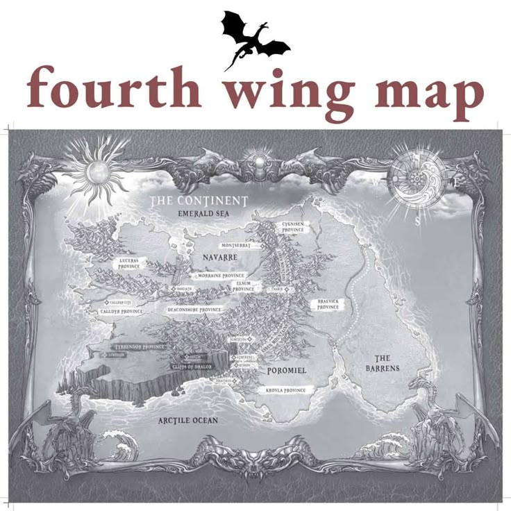 Fourth Wing Map Printable