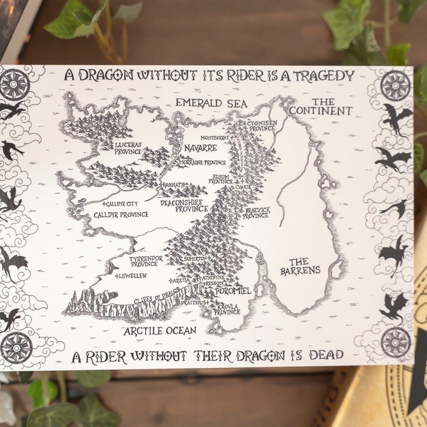Fourth Wing Map Printable