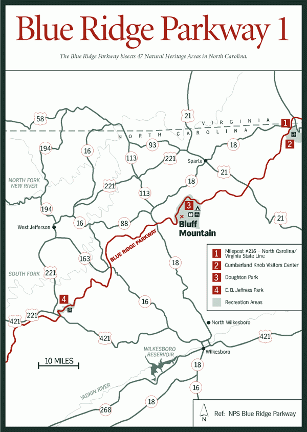 Free Blue Ridge Parkway Printable Map Guide PDF Printables For 