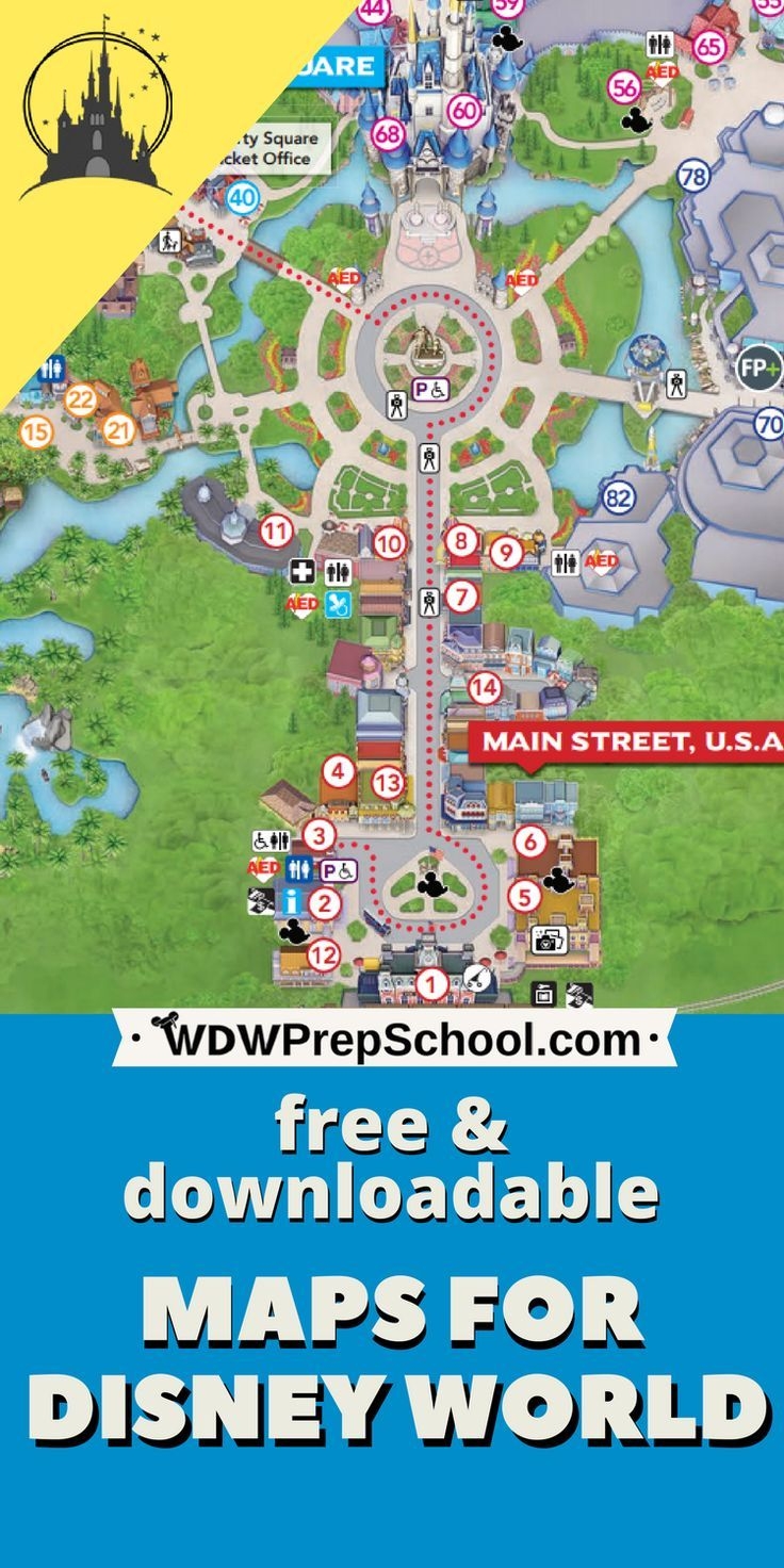 Free Disney World Maps Printable 2024 Guide Printables For Everyone