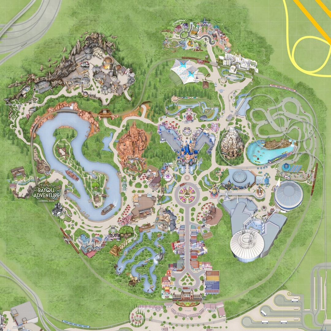 Free Disneyland Printable Map Your Park Guide Printables For Everyone