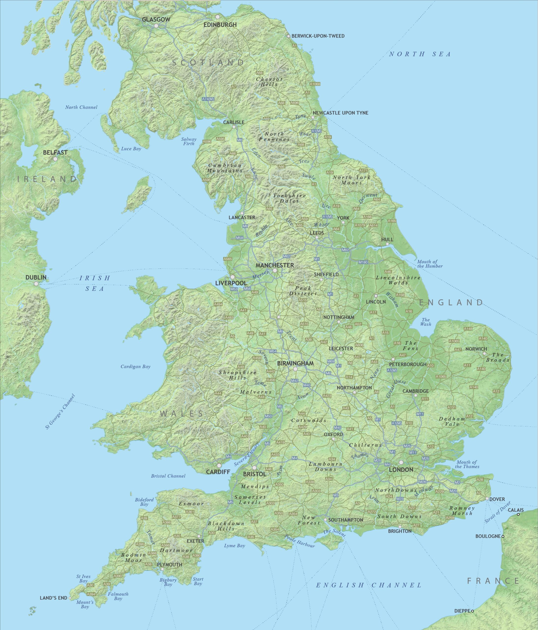 Free England Map Printable Easy Download Printables For Everyone