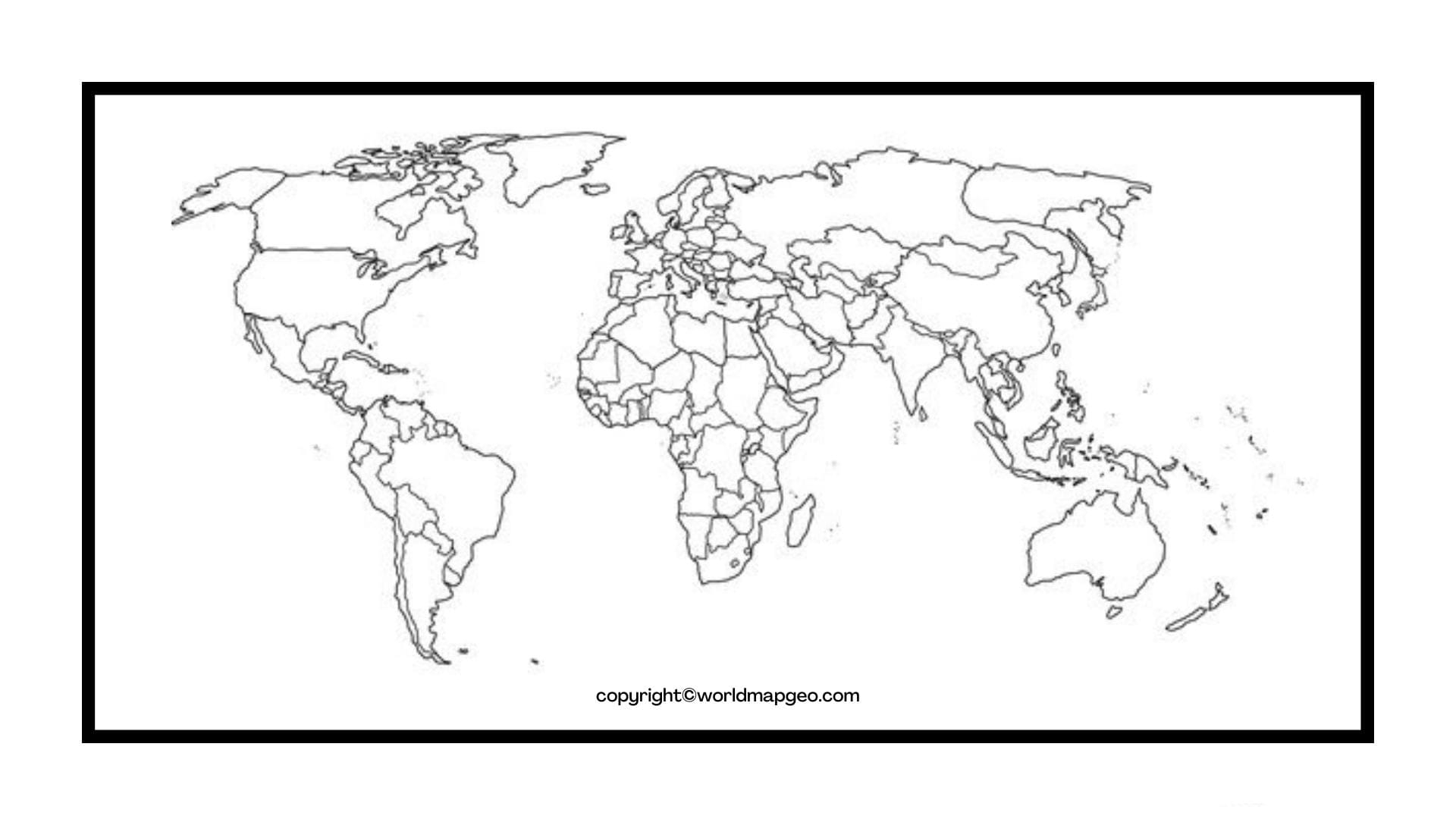Free Labelled World Map Printable Year Edition Printables For Everyone