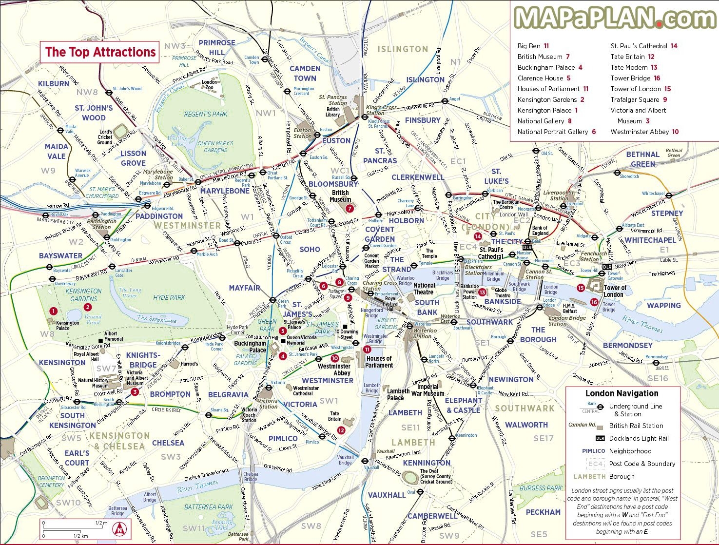 Free London Sightseeing Map Printable PDF Guide Printables For Everyone