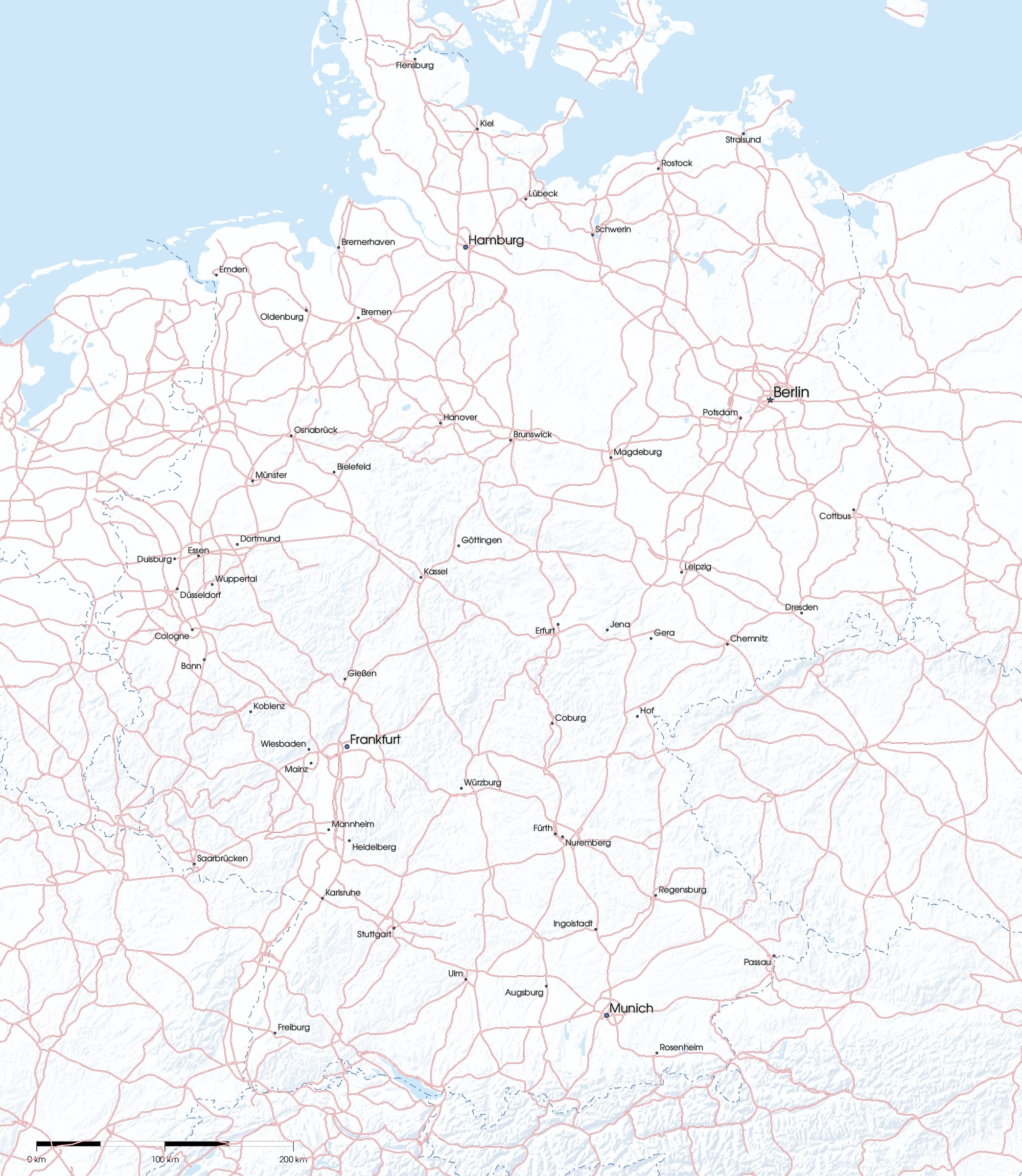 Free Maps Of Germany Mapswire Worksheets Library