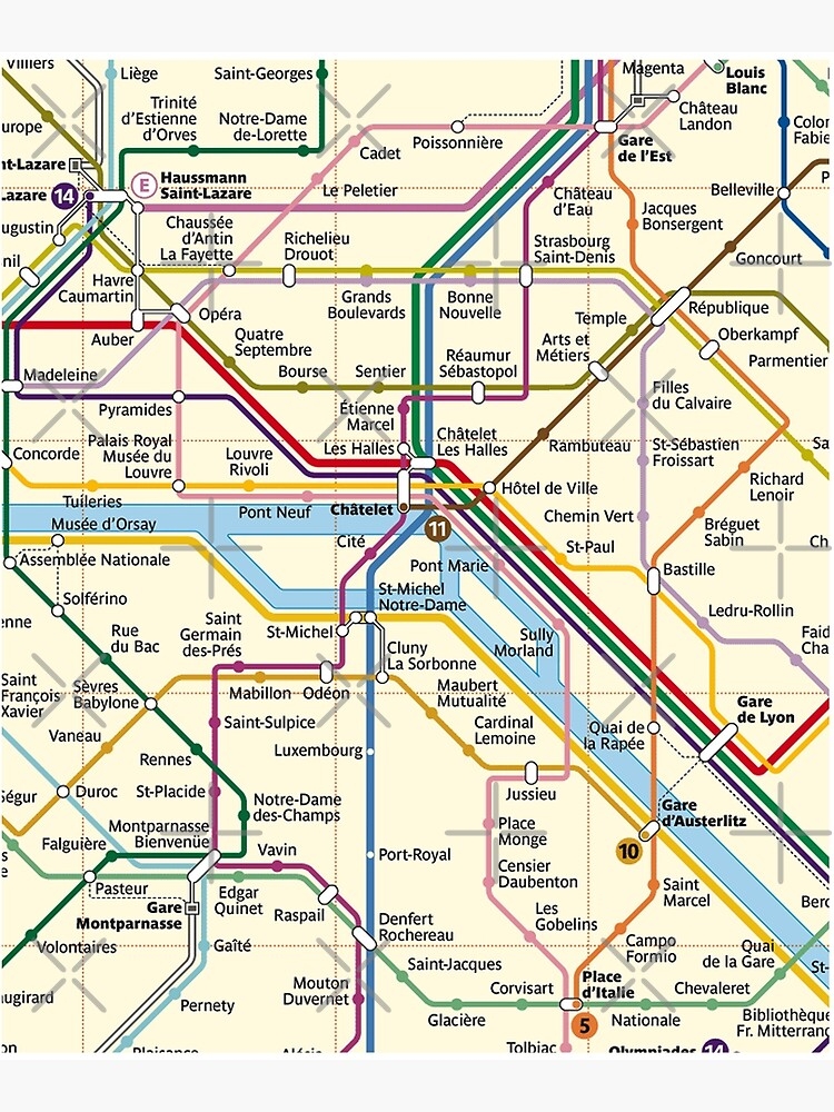 Free Paris Metro Map Printable Easy Guide Printables For Everyone