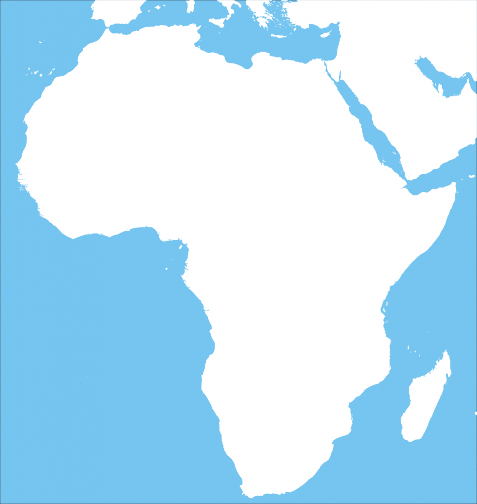 Free Printable Blank Africa Map PDF Download Printables For Everyone