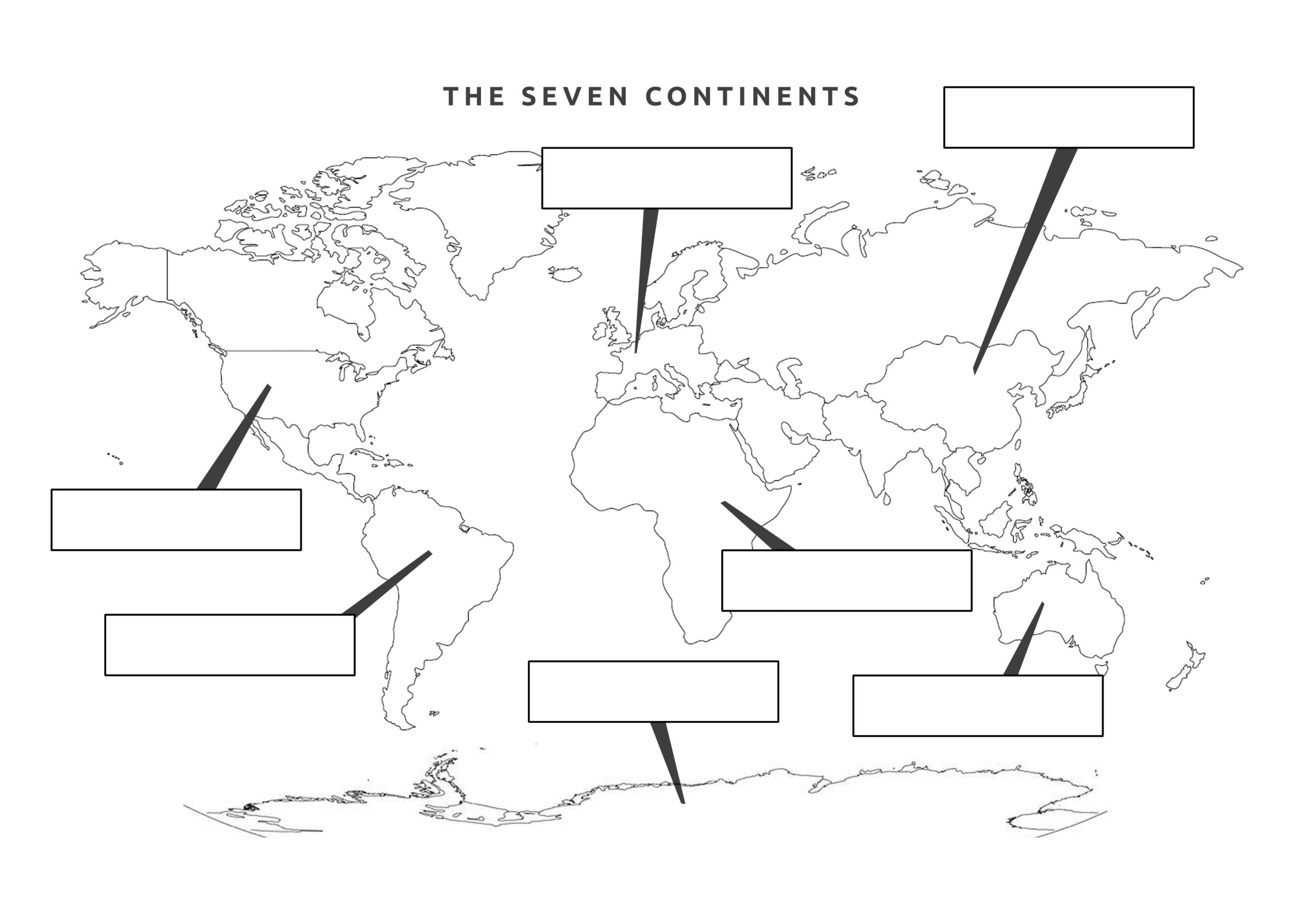 Free Printable Continent Map Date Edition Printables For Everyone