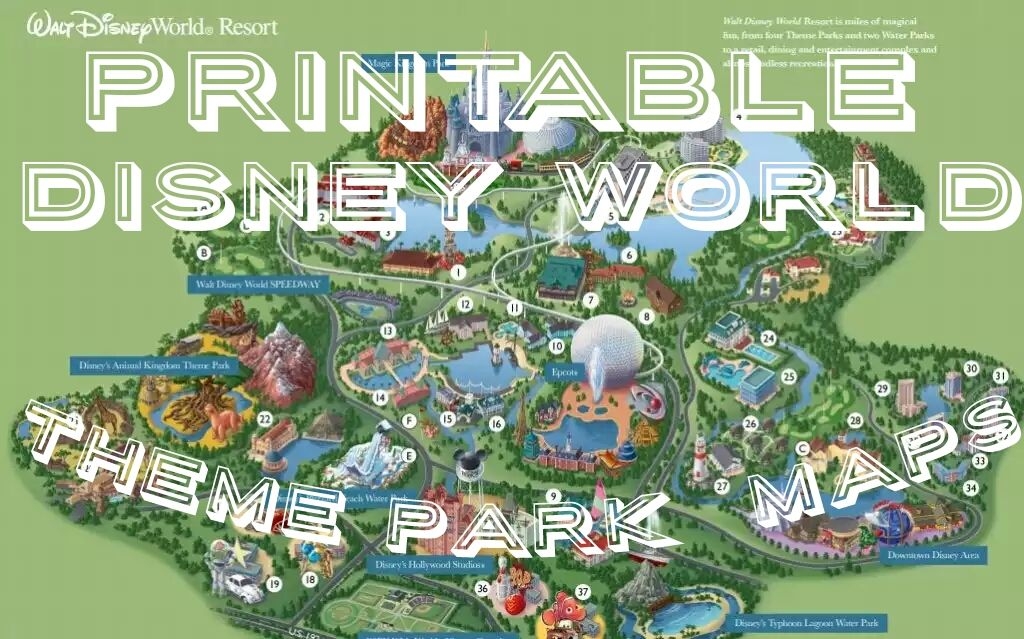 Free Printable Disney Maps