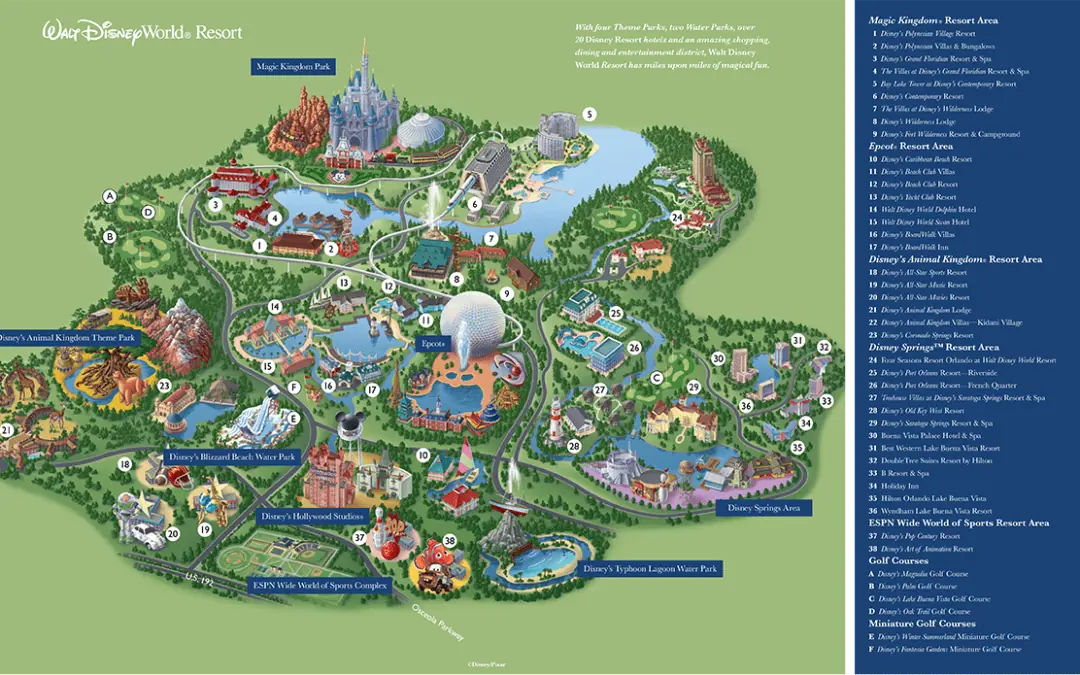 Free Printable Disney Park Maps 2024 Guide Printables For Everyone