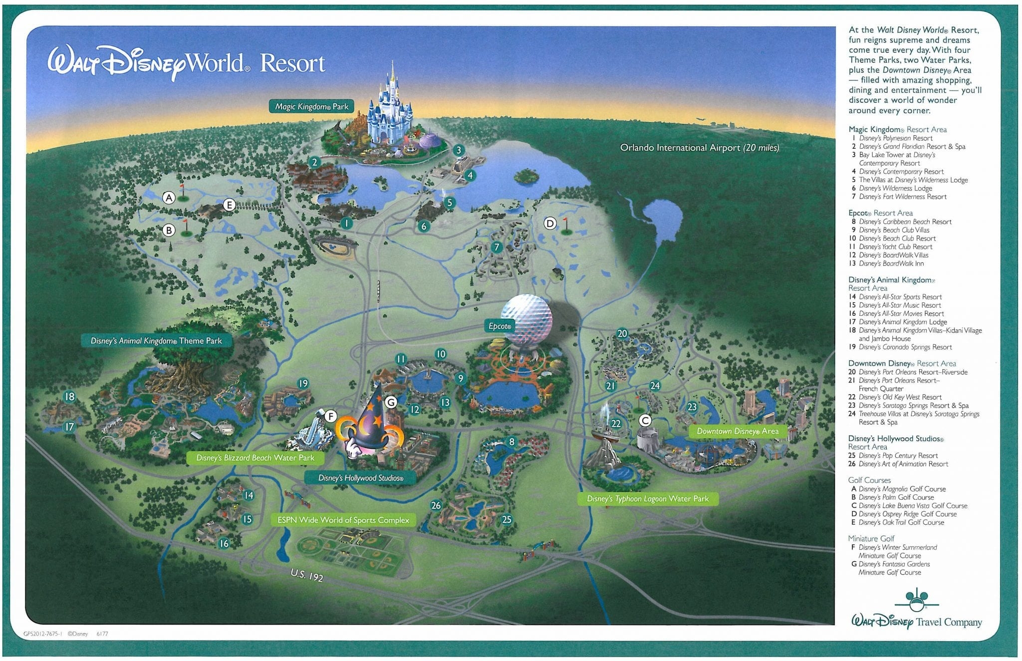 Free Printable Disney World Map Year Guide Printables For Everyone