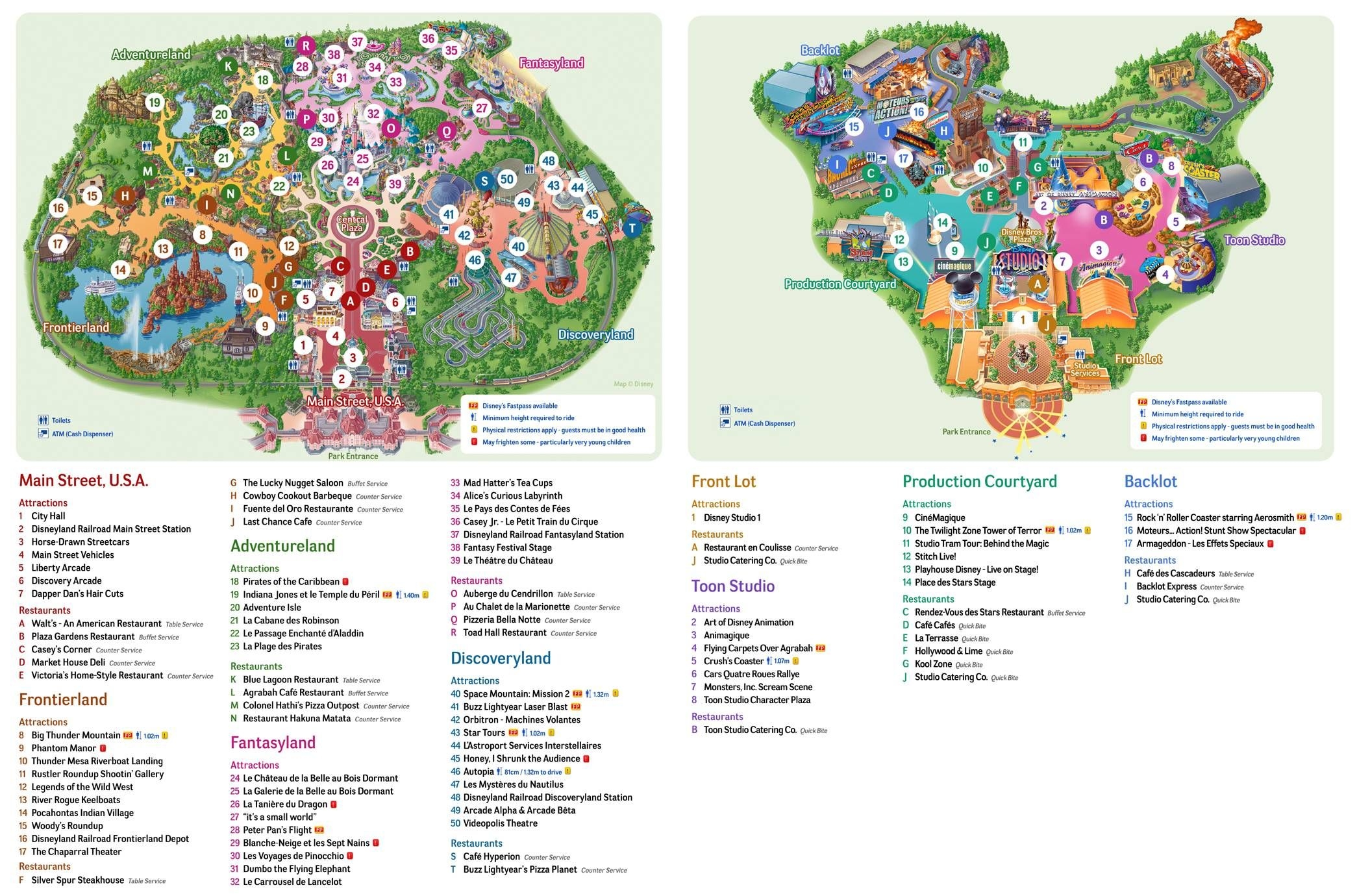 Free Printable Disneyland Map Your Ultimate Guide Printables For 