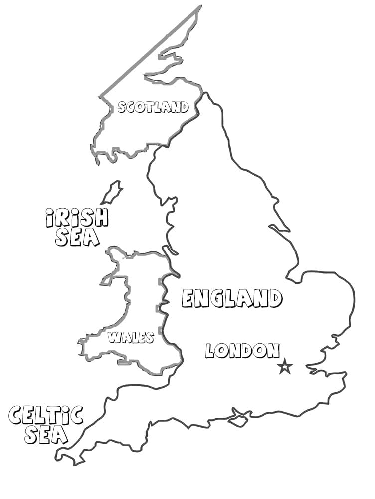 Free Printable England Map Coloring Page Download Print Or Color 