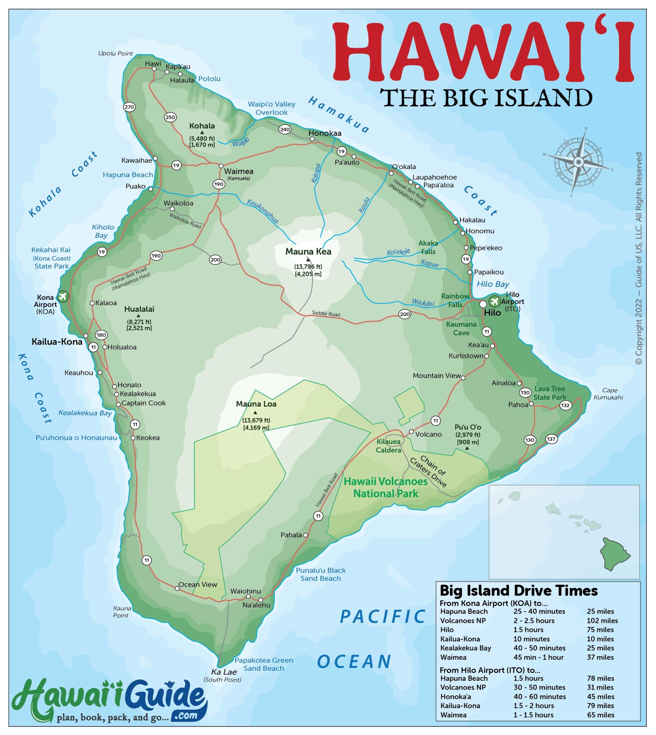 Free Printable Hawaiian Islands Map Detailed More Printables For 