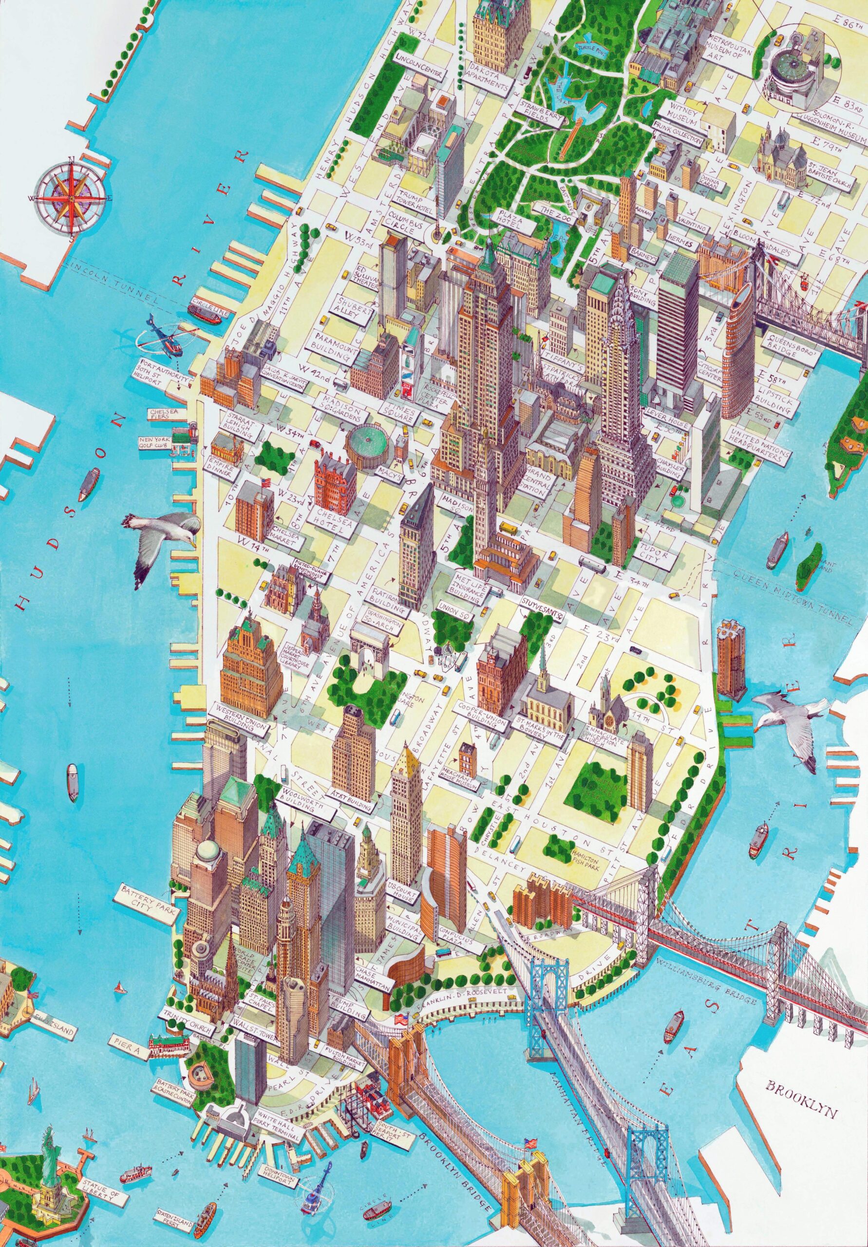 Free Printable Manhattan Map Your NYC Guide Printables For Everyone