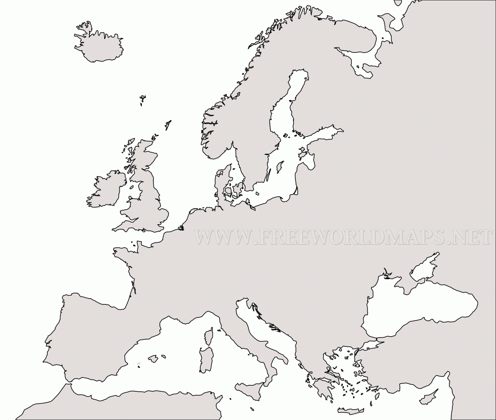 Free Printable Maps Europe Easy To Download Printables For Everyone