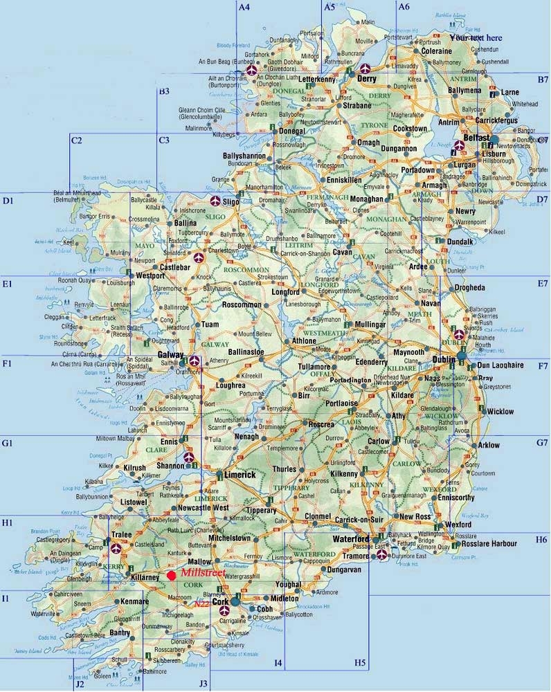 Free Printable Maps Of Ireland Free Printable Maps Of Ireland