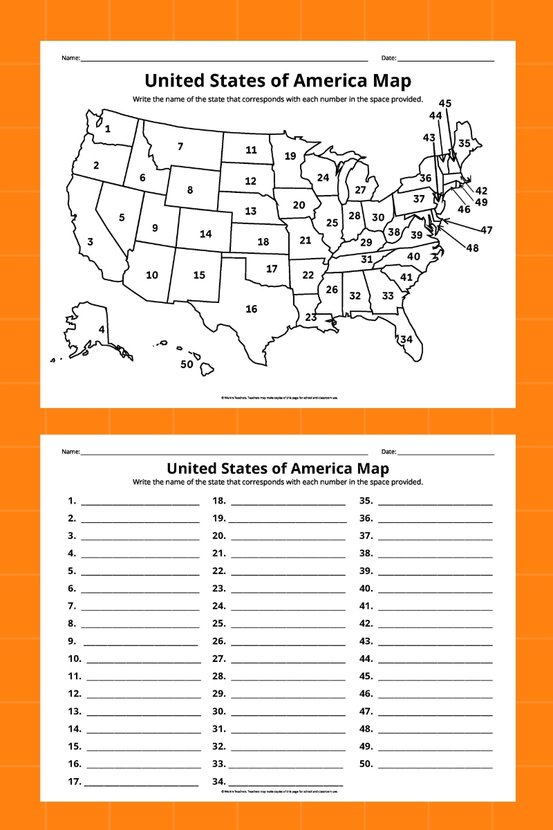 Free Printable Maps Of The United States Bundle Saperap