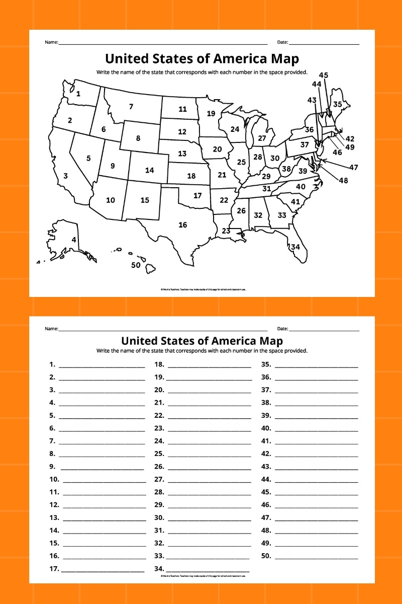 Free Printable Maps Of The United States Bundle Within States And 