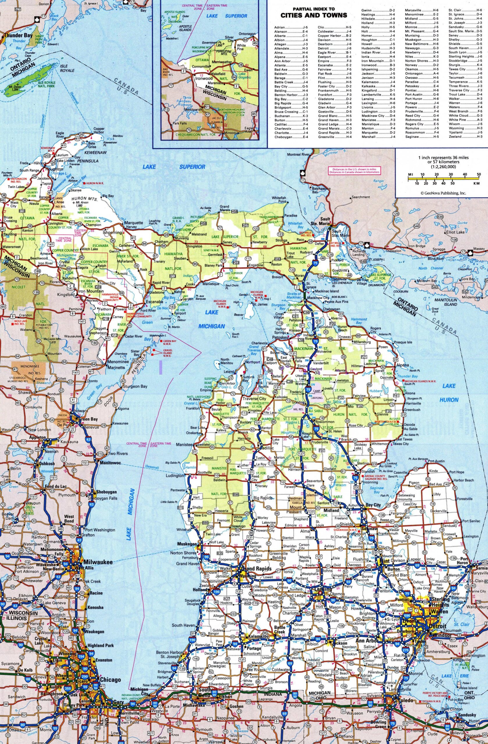 Free Printable Michigan Map Year Michigan Maps Printables For Everyone