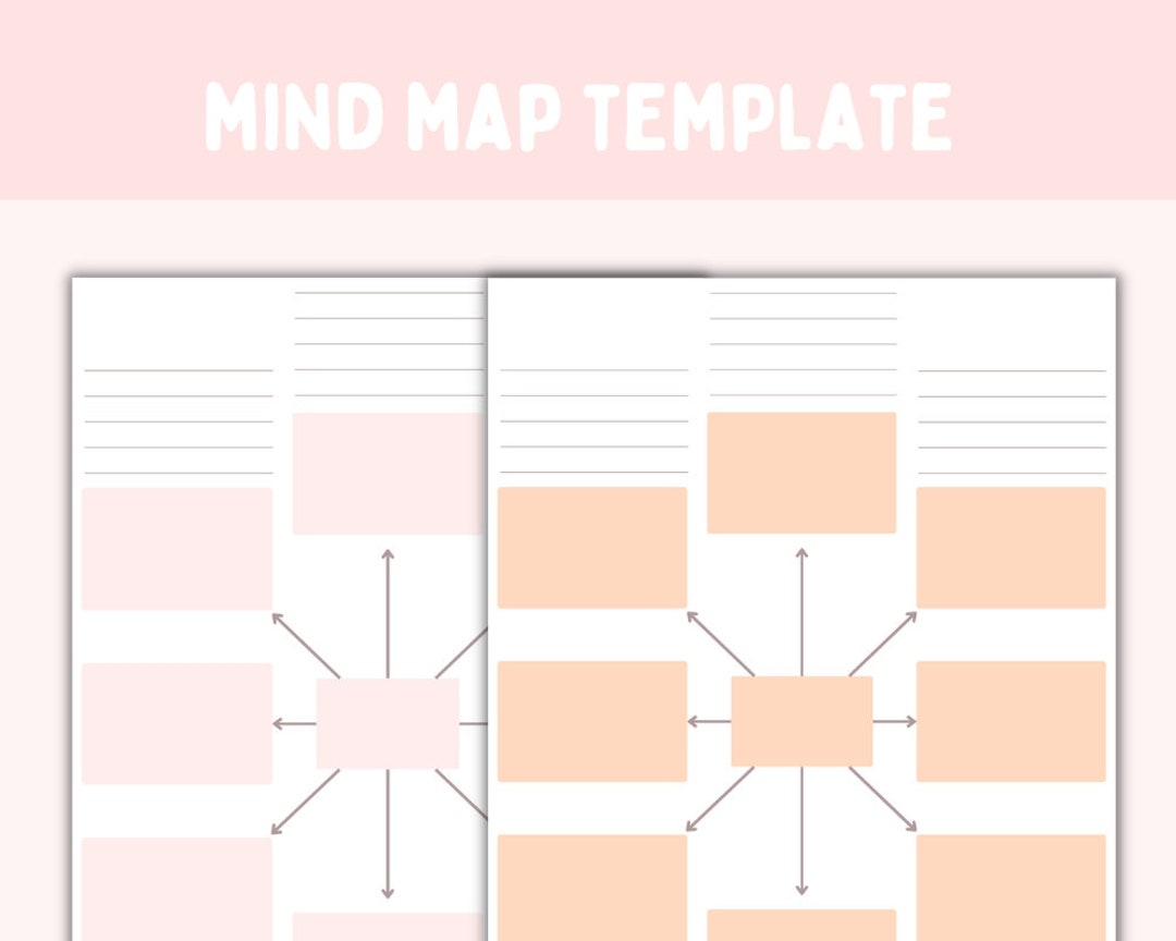 Free Printable Mind Map Template Easy Download Printables For Everyone