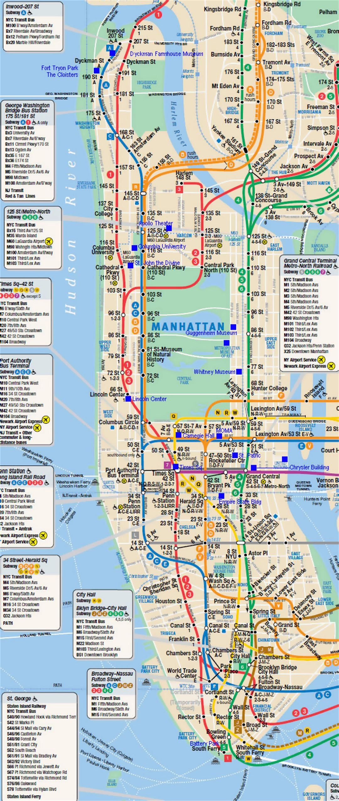 Free Printable NYC Subway Map Updated 2024 Printables For Everyone