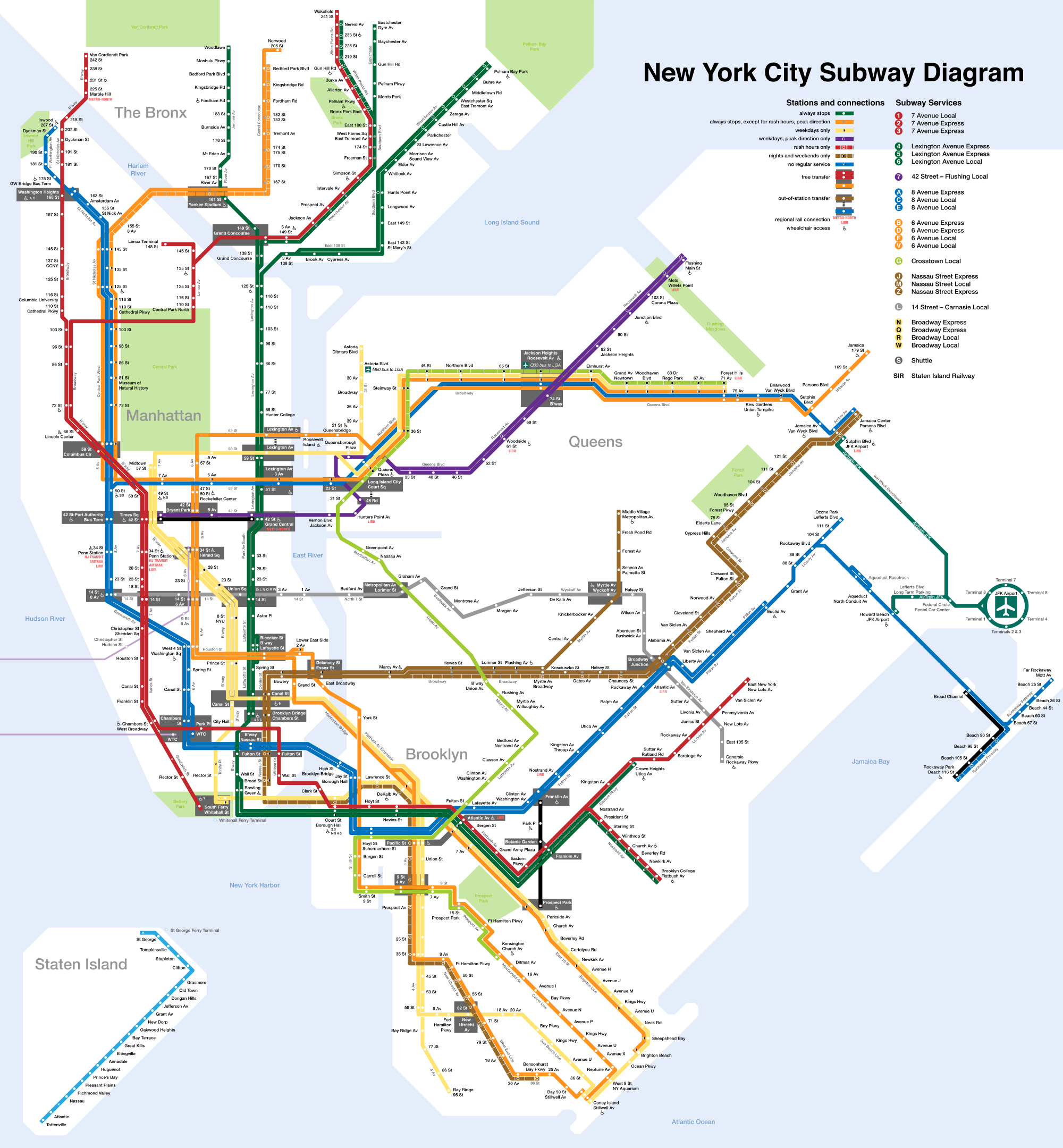 Free Printable NYC Subway Map Year Guide Printables For Everyone