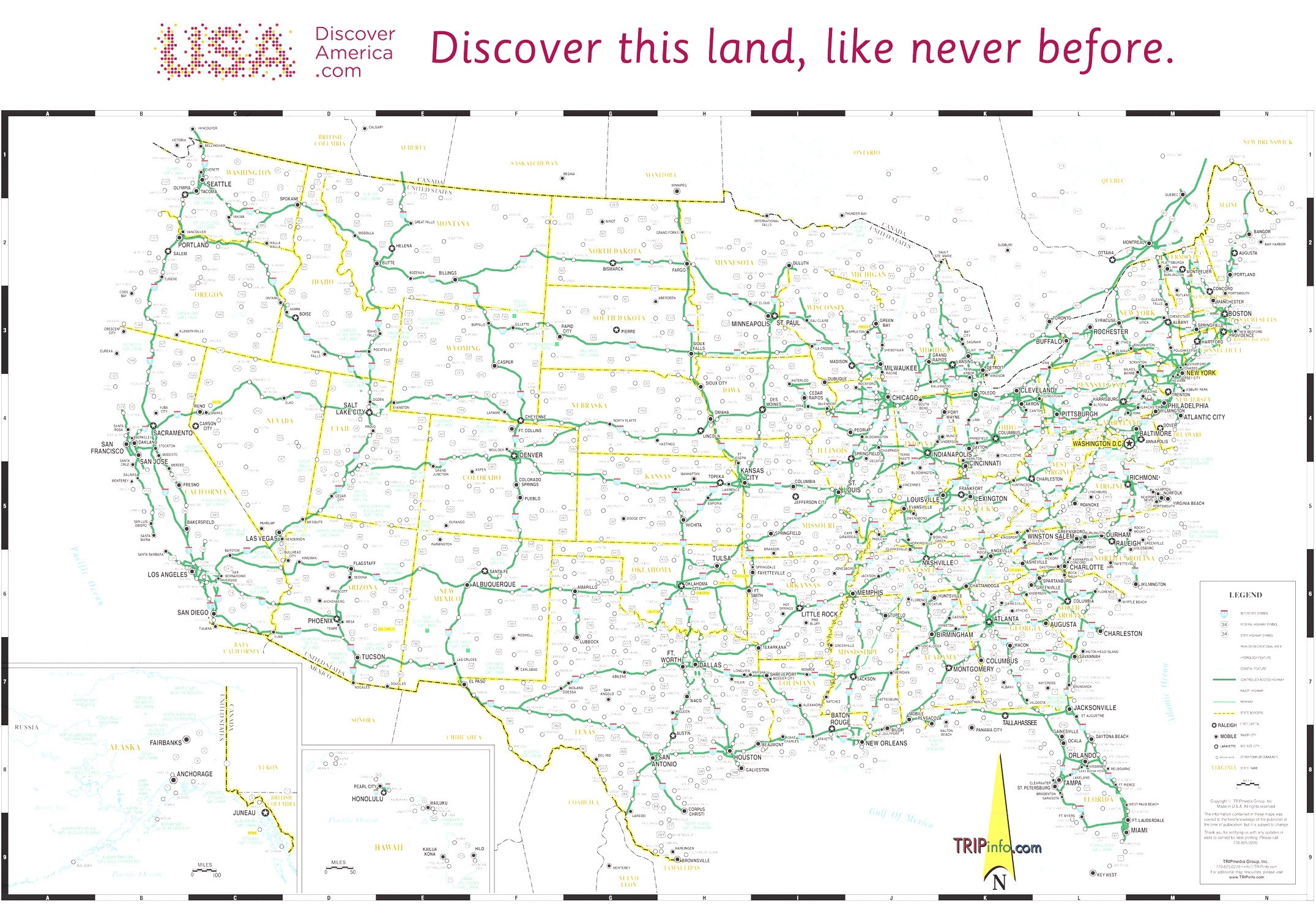 Free Printable Road Map Of The United States Beautiful Free Printable 