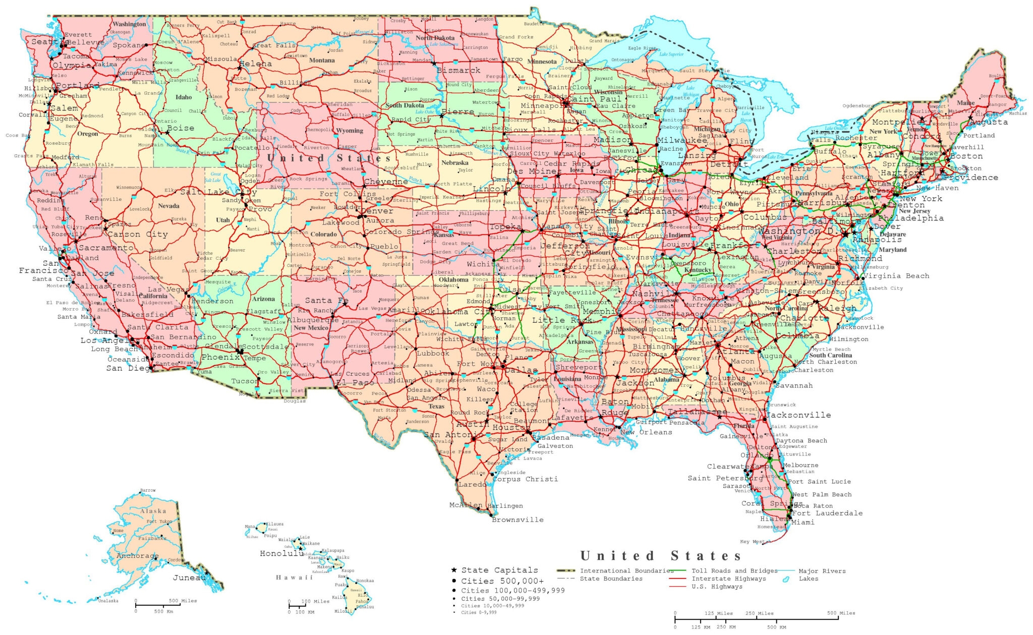 Free Printable Road Maps Of The United States Printable Maps Adams 