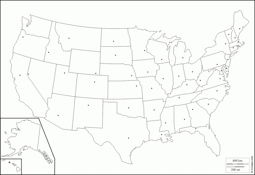 Free Printable Us Map With States And Capitals Printable US Maps