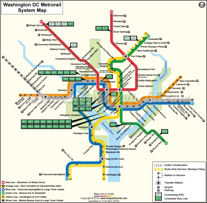 Free Printable Washington Metro Map Easy PDF Printables For Everyone
