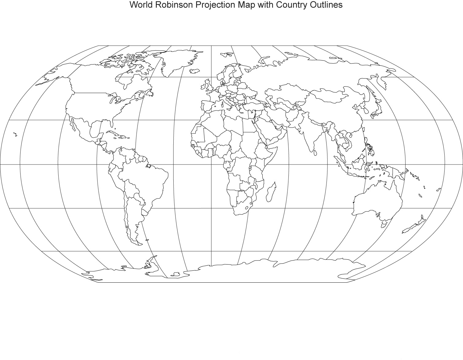 Free Printable World Map Outline Fityplant