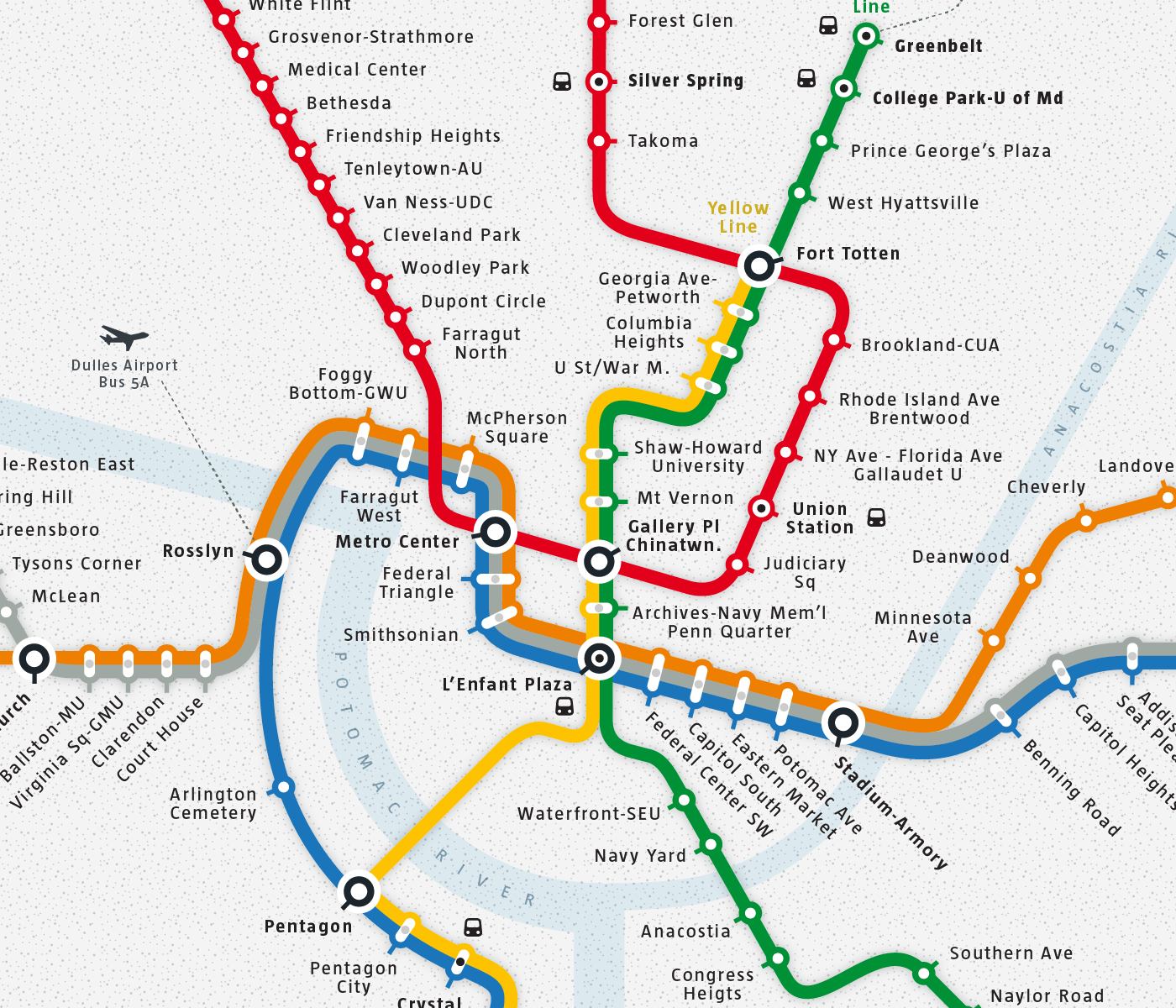 Free Washington Metro Map Printable PDF 2024 Printables For Everyone
