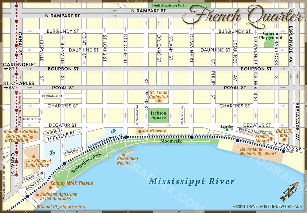 French Quarter Map Printable French Quarter Map Printable