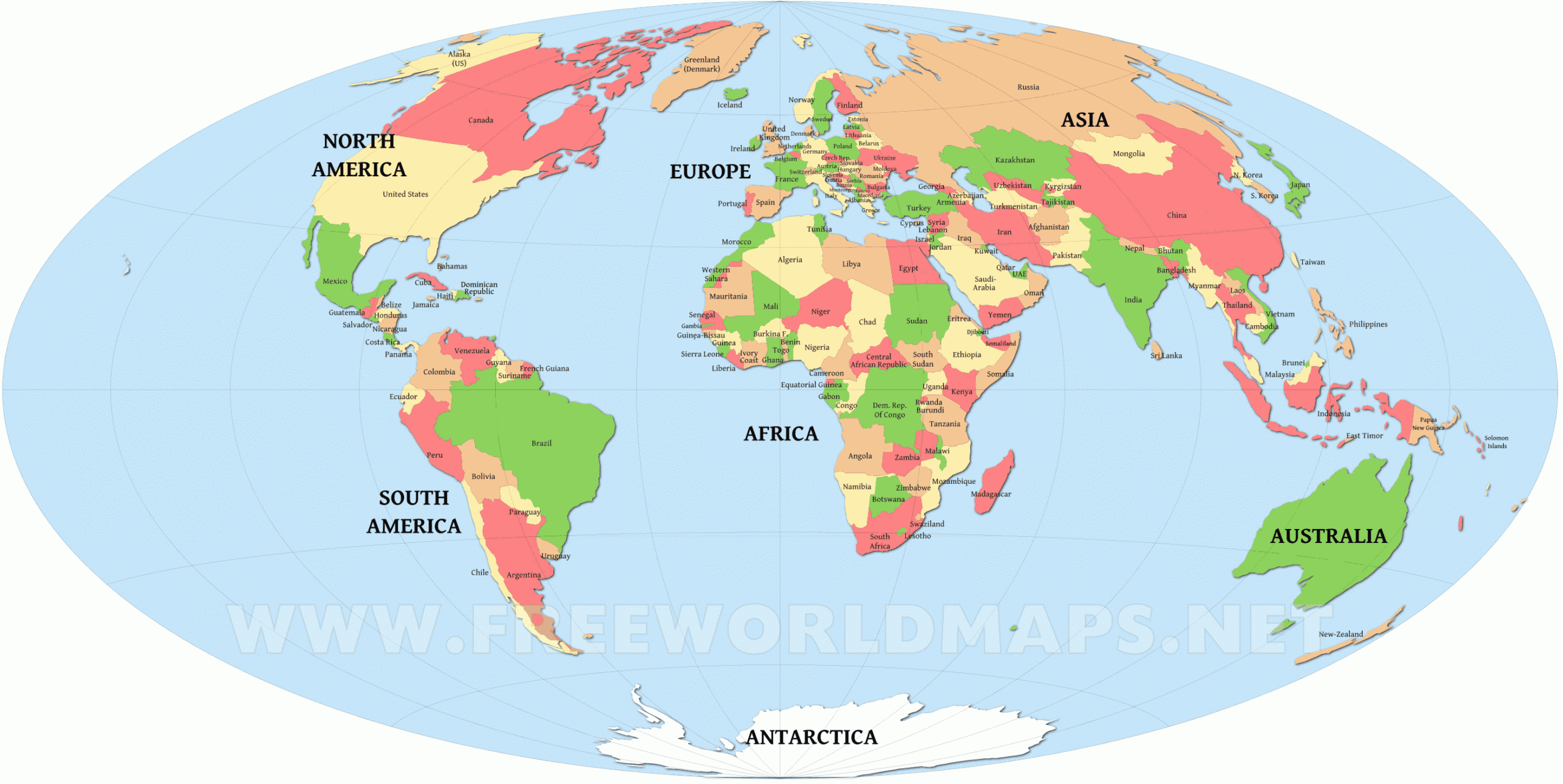 Get Free Printable World Maps With Countries Printables For Everyone