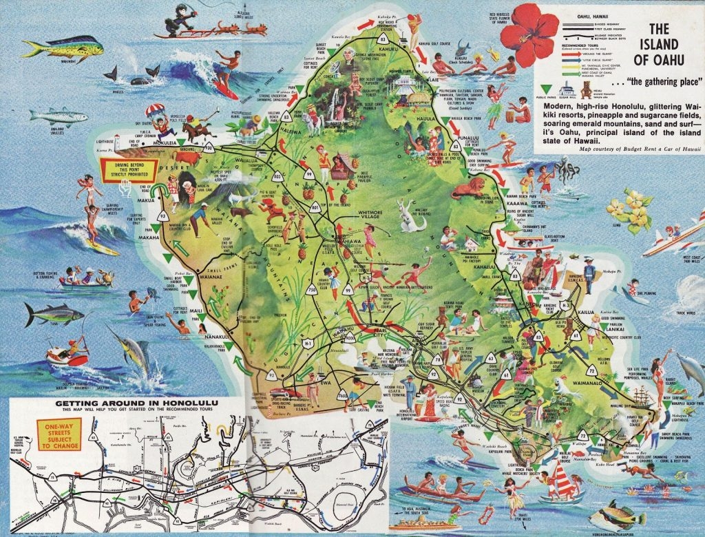 Get Your FREE Printable Tourist Map Of Oahu 2024 Guide Printables 