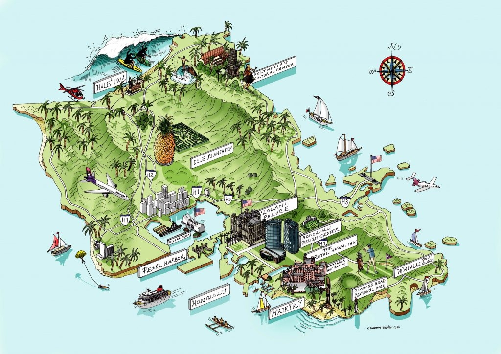 Get Your FREE Printable Tourist Map Of Oahu 2024 Guide Printables 