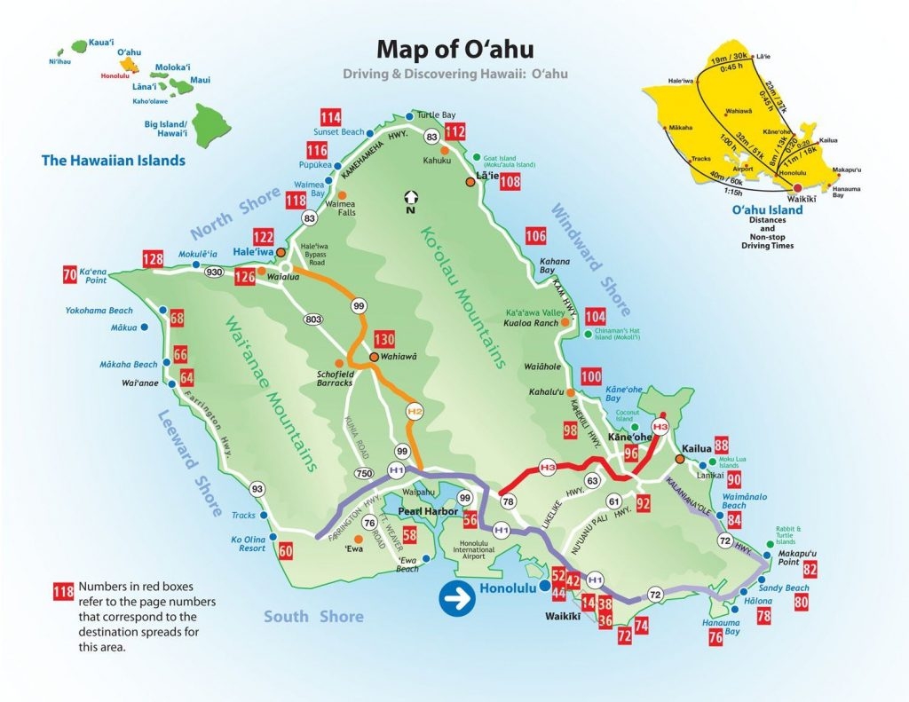 Get Your FREE Printable Tourist Map Of Oahu 2024 Guide Printables 