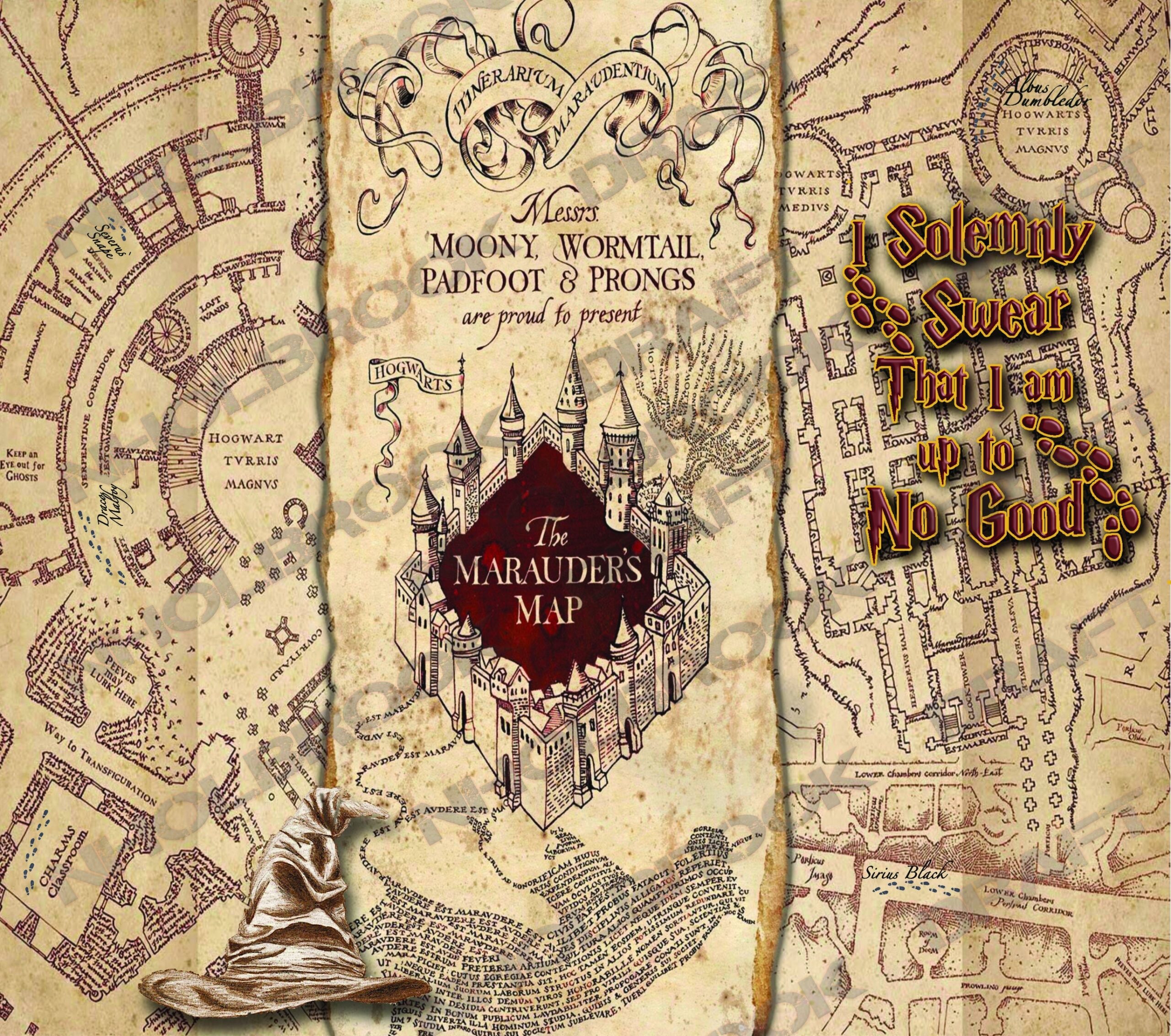 Harry Potter Marauders Map Printable