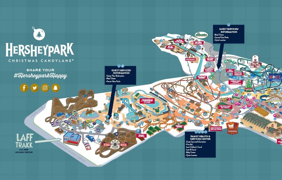 Hershey Park Map Printable