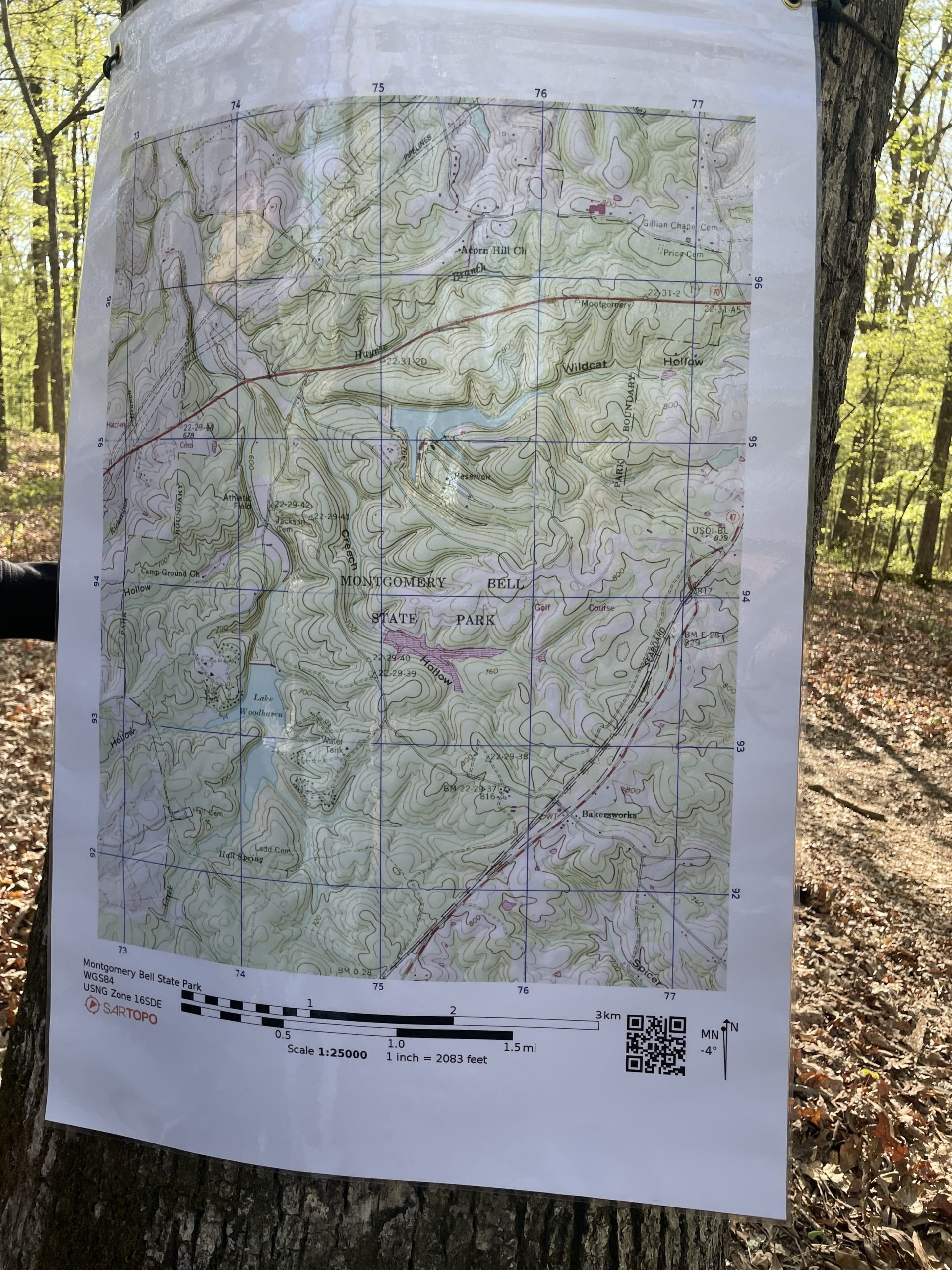 Independence High School Army JROTC Conducts Land Navigation Training 